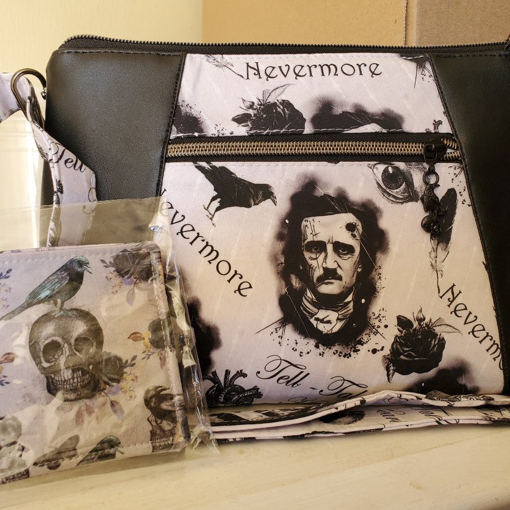 Edgar Allen Poe Nevermore Purse & Wallet